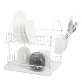 2-x-suszarka-do-naczyn-biala-ociekacz-dwupoziomowa-pojemna-solidna