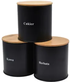2-x-komplet-pojemnikow-kuchennych-kawa-herbata-cukier-metal-bambus-czarne