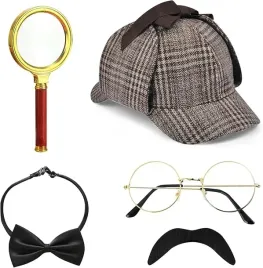 2-x-stroj-przebranie-sherlock-holmes-czapka-wasy-okulary-akcesoria-detektyw