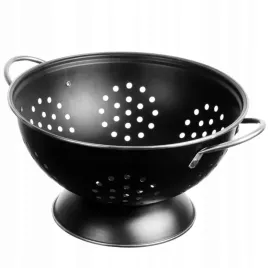 2-x-durszlak-cedzak-sito-stalowe-sitko-czarny-do-odcedzania-solidny-o-24-cm