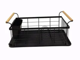 2-x-suszarka-do-naczyn-czarna-stojaca-ociekacz-duza-pojemna-44-x-32-cm-x-19