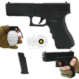 2-x-pistolet-metalowy-na-kulki-glock-17-czarny-replika-asg-imitacja-500kul