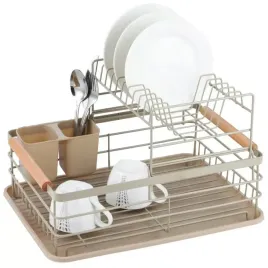 2-x-suszarka-do-naczyn-dwupoziomowa-ociekacz-talerze-bezowa-bardzo-pojemna