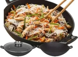 2-x-duzy-wok-patelnia-zeliwna-31cm-pokrywa-z-dozownikiem-indukcja-gaz