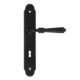 klamki-do-drzwi-devon-z-szyldem-na-klucz-72mm-czarna