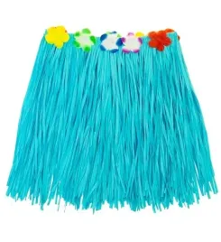 spodnica-hawajska-blekitna-hawaje-hula-rafia-40-cm