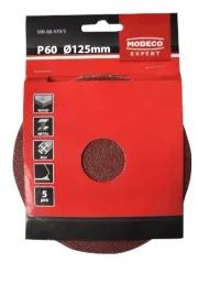 papier-scierny-krazki-rzep-modeco-expert-5szt-gr-60-125mm