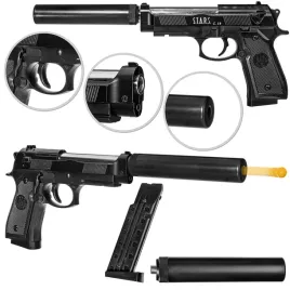2-x-pistolet-na-kulki-plastikowe-glock-z-tlumikiem-beretta-metalowy-czarny