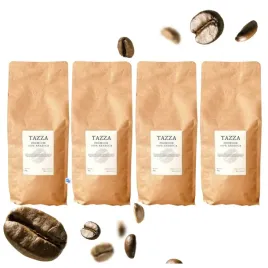 kawa-ziarnista-4x-1kg-tazza-premium-100percent-arabica-or-4kg