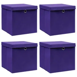 vidaxl-pudelka-z-pokrywami-4-szt-fioletowe-32x32x32-cm-tkanina