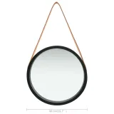 vidaxl-lustro-scienne-na-pasku-40-cm-czarne-wysokosc-1-mm