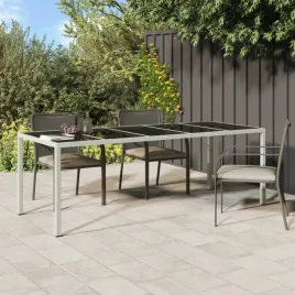 vidaxl-stol-ogrodowy-bialy-250x100x75cm-rattan-pe-i-szklo-hartowane