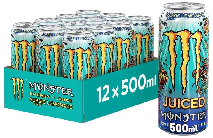 Monster Juiced Aussie Lemonade 500ml napój energetyczny 12szt