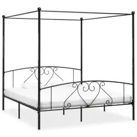 vidaxl-rama-lozka-z-baldachimem-czarna-metalowa-200-x-200-cm