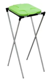 stojak-do-segregacji-odpadow-1-stanowiskowy-zielony-drewmet