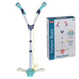 zestaw-karaoke-dla-dzieci-2x-mikrofon-na-statywie-glosnik-brawa-swiatla-led