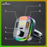 transmiter-fm-ladowarka-bluetooth-bt-usb-qc-3-0-typ-c-pd-led-mp3-micro-sd-zasilanie-gniazdo-zapalniczki-samochodowej-12v-gniazdo-zapalniczki-samochodowej-24v