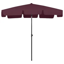 vidaxl-parasol-plazowy-czerwony-200x125-cm