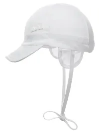 czapka-z-daszkiem-i-wiazaniem-gladka-biala-doll-r-43