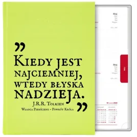 kalendarz-seledynowy-a5-2026-prezent-dla-fana-cytaty-lotr-j-r-r-tolkien-wz