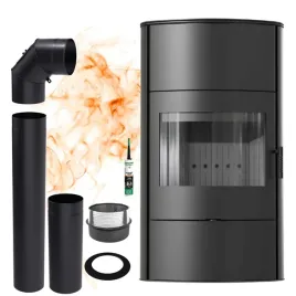 piec-stalowy-eko-koza-kratki-rollo-2-wysoki-10kw-czarne-wylozenie-komplet