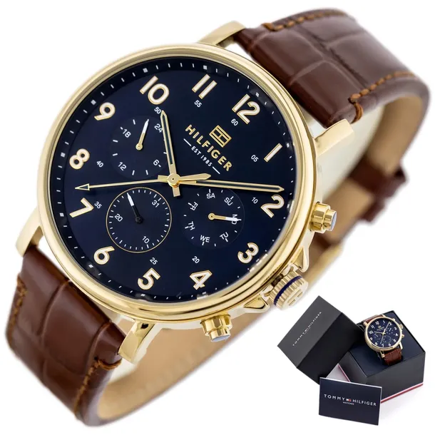 ZEGAREK MĘSKI TOMMY HILFIGER 1710380 DANIEL zf030b + GRAWER