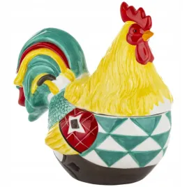 figurka-wielkanocna-ceramika-kogut-kolorowy-pojemnik-26-cm