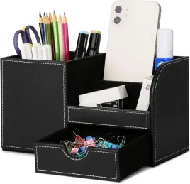 skorzany-organizer-na-biurko-przybornik-biurowy-wielofunkcyjny-pojemnik