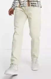 spodnie-meskie-bezowe-proste-jeansy-basic-42-rxy