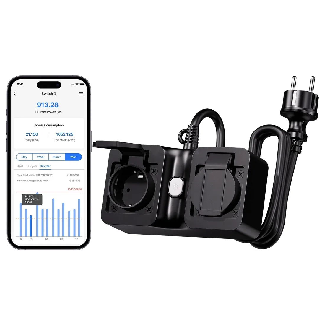 gniazdko-meross-mop320-stan-nowy