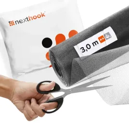 nexthook-szara-siatka-na-metry-3-0m-x-1m-moskitiera-wlokno-szklane-premium