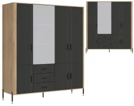 szafa-z-lustrem-i-szufladami-pokojowa-185-cm-dab-antracyt-czarny-dante-dt17