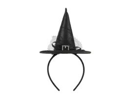 opaska-z-kapeluszem-czarna-czarownicy-kapelusik-halloween-17-x-28-cm
