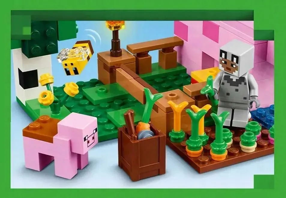 lego-minecraft-dom-prosiaczka-stan-nowy