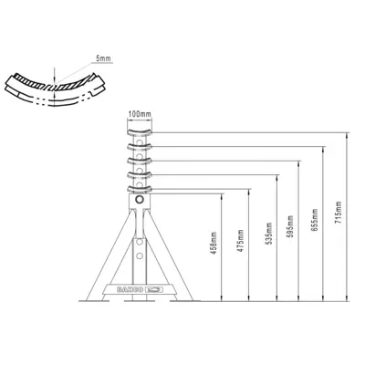 podporka-16-t-bahco-stan-nowy