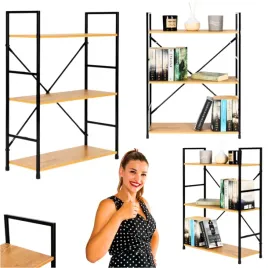 regal-drewniany-nowoczesny-metalowa-rama-3-polki-industrialny-loftowy