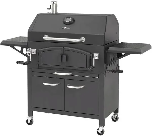 GRILL WĘGLOWY EL FUEGO GRAND ONTARIO SOLIDNY NOWY ŻELIWNY RUSZT OD RĘKI !