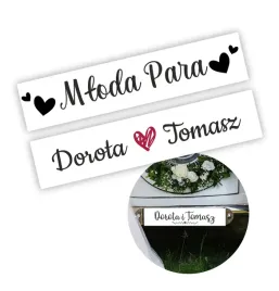 slubne-tablice-tablica-slubna-na-slub-na-samochod-2-szt-nieprzemakalne