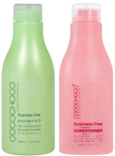 Zestaw COCOCHOCO po keratinie nanoplastii szampon i odżywka 2x400ml
