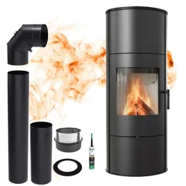 piec-stalowy-koza-kratki-rollo-wysoki-7kw-zestaw-rur-do-montazu-ekologiczny