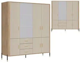 szafa-z-lustrem-i-szufladami-pokojowa-185-cm-dab-kaszmir-zloty-dante-dt17