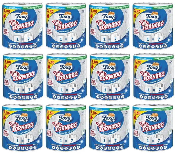 Ręcznik Papierowy FOXY TORNADO - 12 szt.