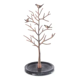 stojak-na-bizuterie-zegarki-ciemnoszary-marmur-rose-gold-drzewko-minimalizm