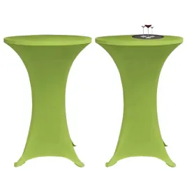 vidaxl-elastyczne-nakrycie-stolu-zielone-2-szt-80-cm