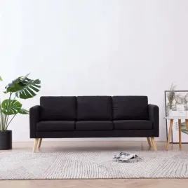 vidaxl-3-osobowa-sofa-tapicerowana-tkanina-czarna