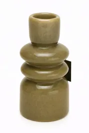 ceramiczny-swiecznik-dekoracyjny-na-klasyczne-swiece-brazowy-loft