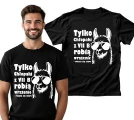 prezent-na-dzien-chlopaka-koszulka-z-nadrukiem-lama-smieszna-koszulka-m