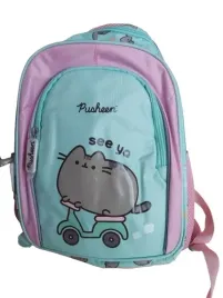pusheen-plecak-szkolny-4-komorowy-mietowo-rozowy