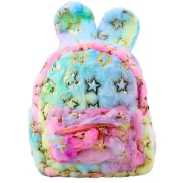 pluszowy-plecak-uszy-zlote-gwiazdki-dzieciecy-kolorowy-24cm