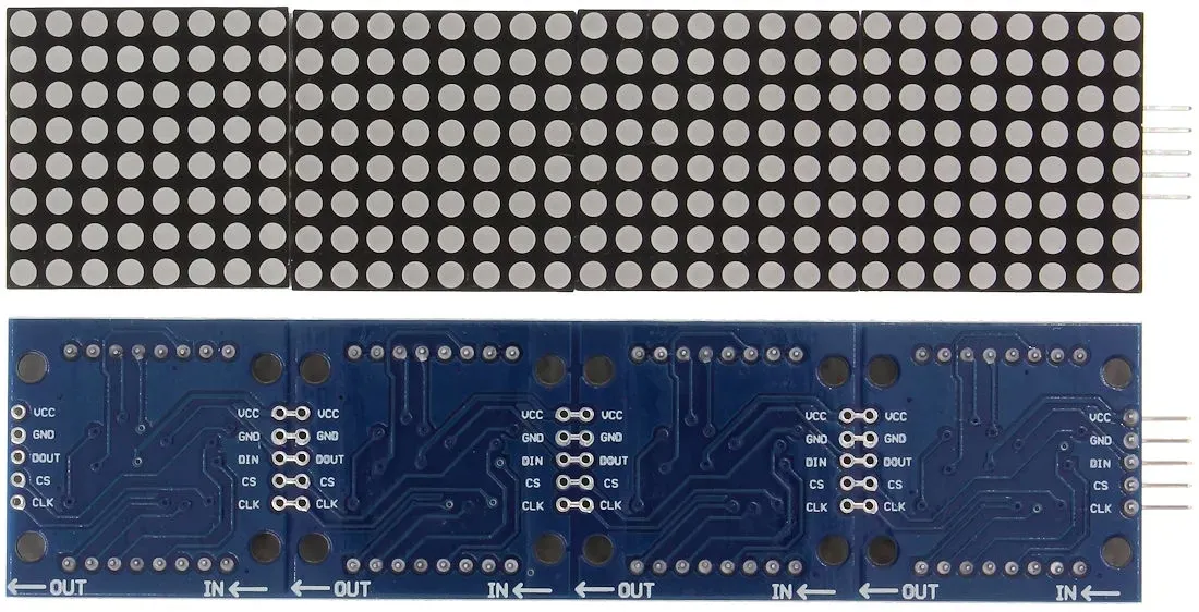 2-x-modul-matrycy-8x32-led-max7219-avr-czerwony-arduin-stan-nowy